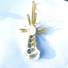 Christmas Tree Shell Ornament