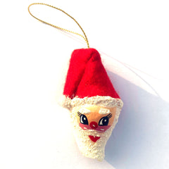 Santa Shell Ornament