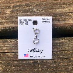 Sterling Silver Cape May Diamond Charm